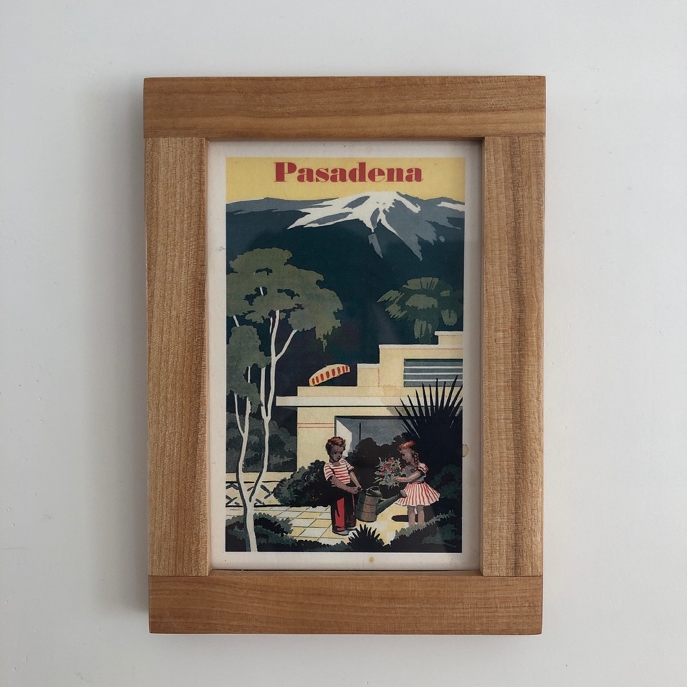 Handmade Craftsman 4x6 Birch Wood Picture Frame